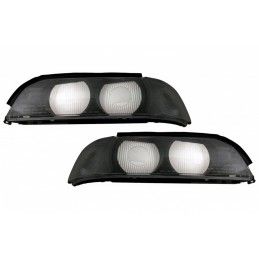 Headlights Lens Left and Right Side Smoke Grey suitable for BMW 5 Series E39 (1995-2000), Nouveaux produits kitt