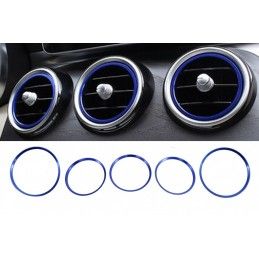 Ring Frame Ventilation Blue suitable for Mercedes A Class W176 B Class W246 CLA Class C117 and GLA Class X156, Nouveaux produits