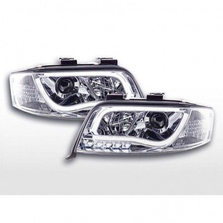 Phare Daylight LED feux de jour Audi A6 type 4B 01-04 chrome, A6 4B C5 97-04