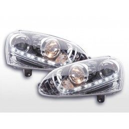 Phare Daylight LED feux de jour VW Golf 5 03-08 chrome, Golf 5