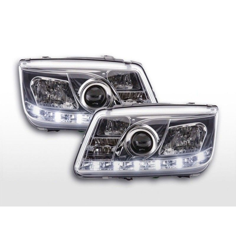 Phare Daylight LED feux de jour VW Bora 98-05 chrome, Bora