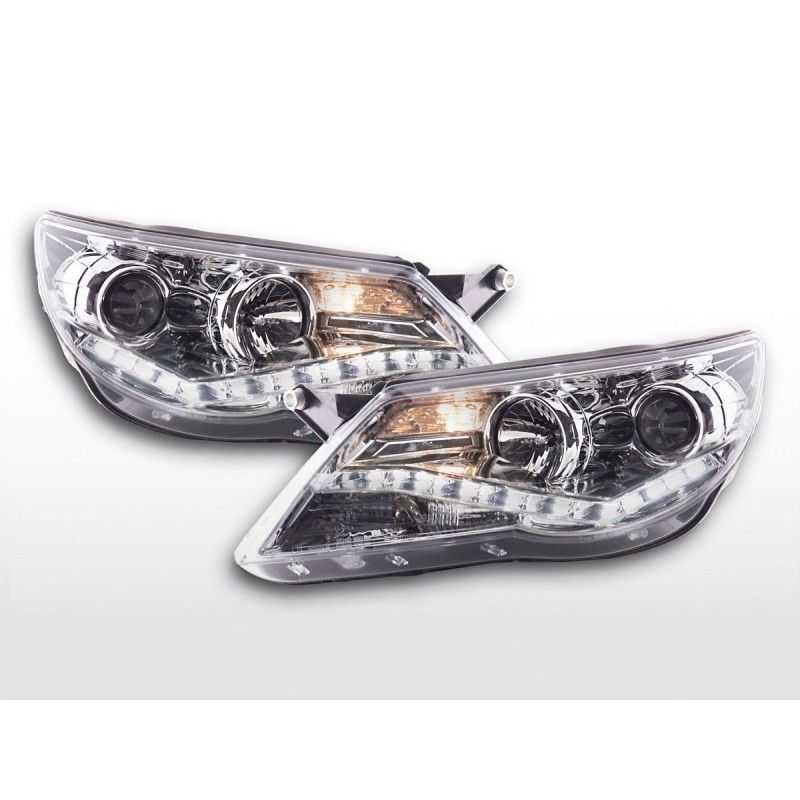 Phares Daylight LED feux de jour VW Tiguan 07-11 chrome, Tiguan