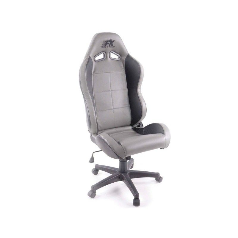 FK siège sport chaise de bureau pivotante Pro Sport chaise de direction gris / noir chaise de bureau pivotante, Sièges de bureau