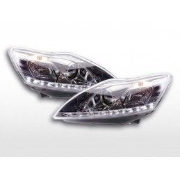 Phare Daylight à LED DRL look Ford Focus 3/5 portes. 08- chromé, Focus II 04-10