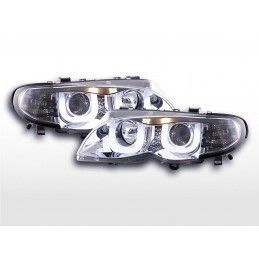 Phares Angel Eyes BMW 3er E46 Limo / Touring 02-05 chrome, Serie 3 E46 Berline/Touring