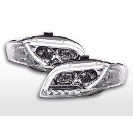 Phare Daylight LED feux de jour Audi A4 type 8E 04-08 chrome, A4 B7 04-08