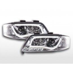 Phare Daylight LED feux de jour Audi A6 type 4B 97-01 chrome, A6 4B C5 97-04