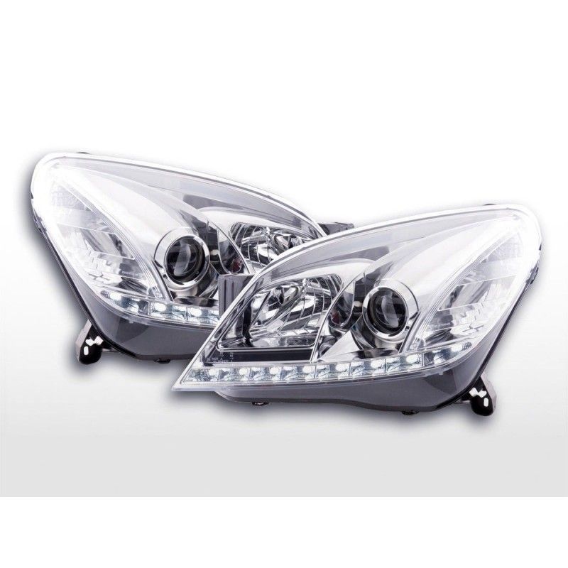 Phare Daylight LED Feu diurne Opel Astra H 04-09 chrome, Astra H