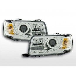 Phare Daylight LED DRL look Audi 80 type B4 91-94 chrome, 80