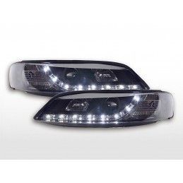 Phare Daylight LED DRL look Opel Vectra B 96-99 noir, Vectra B