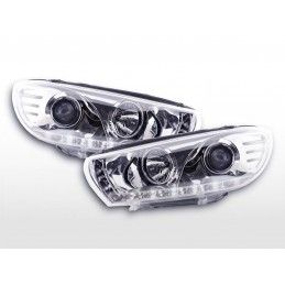 Phare Daylight LED DRL look VW Scirocco 3 Type 13 08- chromé, Scirocco