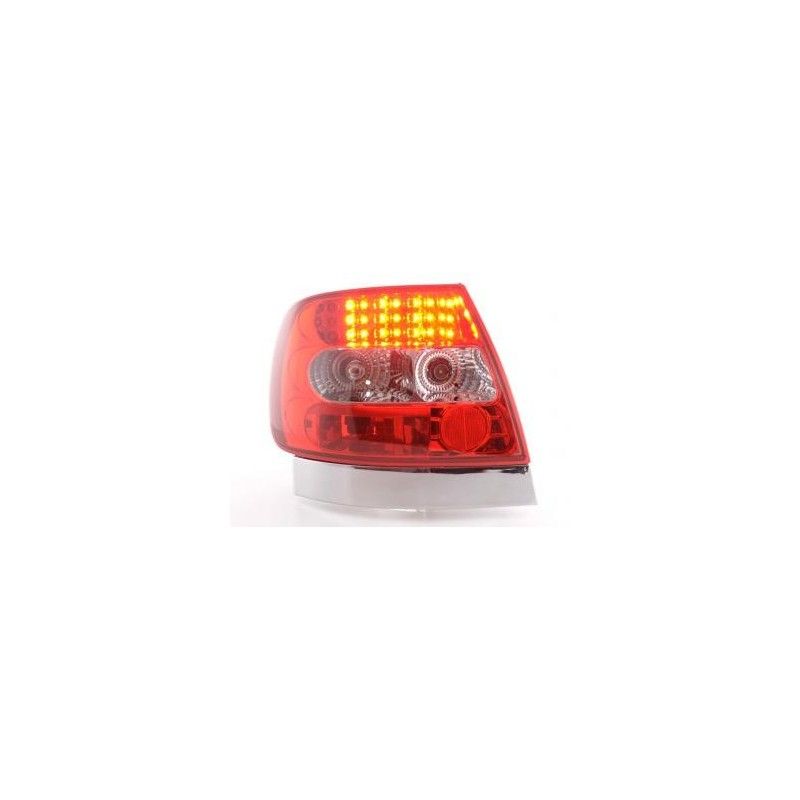 Kit feux arrières à LED Audi A4 berline type B5 95-00 clair / rouge, A4 B5 94-01