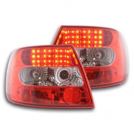 Kit feux arrières à LED Audi A4 berline type B5 95-00 clair / rouge, A4 B5 94-01