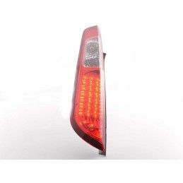 Kit feux arrières LED Ford Focus 2 5 portes 04-07 clair / rouge, Focus II 04-10