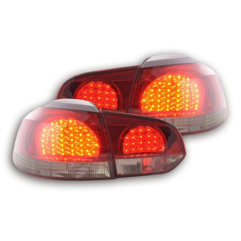 Kit feux arrières LED VW Golf 6 type 1K 08- noir / rouge, Golf 6