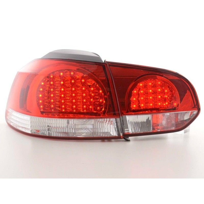 Kit feux arrières LED VW Golf 6 type 1K 08- clair / rouge, Golf 6