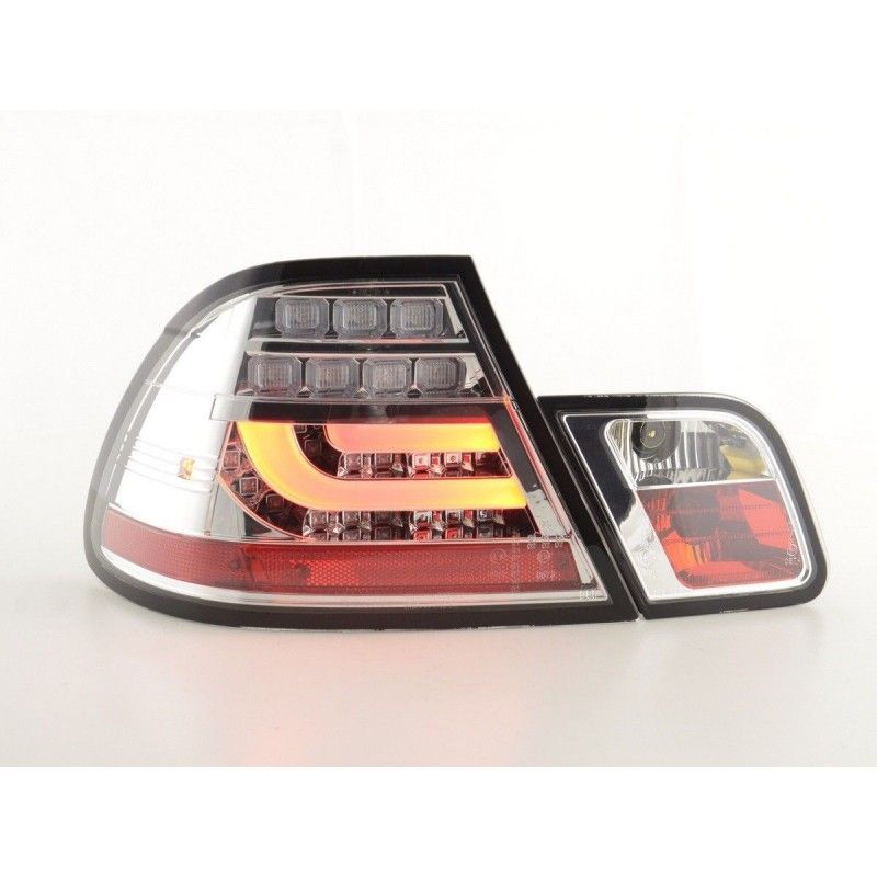 Kit feux arrières LED BMW 3er E46 Coupé 03-07 chrome, Serie 3 E46 Coupé/Cab Kit feux arrières LED BMW 3er E46 Coupé 03-07 chrome, Serie 3 E46 Coupé/Cab