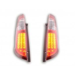 Kit feux arrières LED Ford Focus 2 5 portes 04-08 rouge / clair, Focus II 04-10