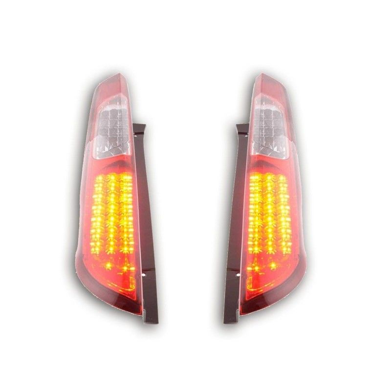 Kit feux arrières LED Ford Focus 2 5 portes 04-08 rouge / clair, Focus II 04-10