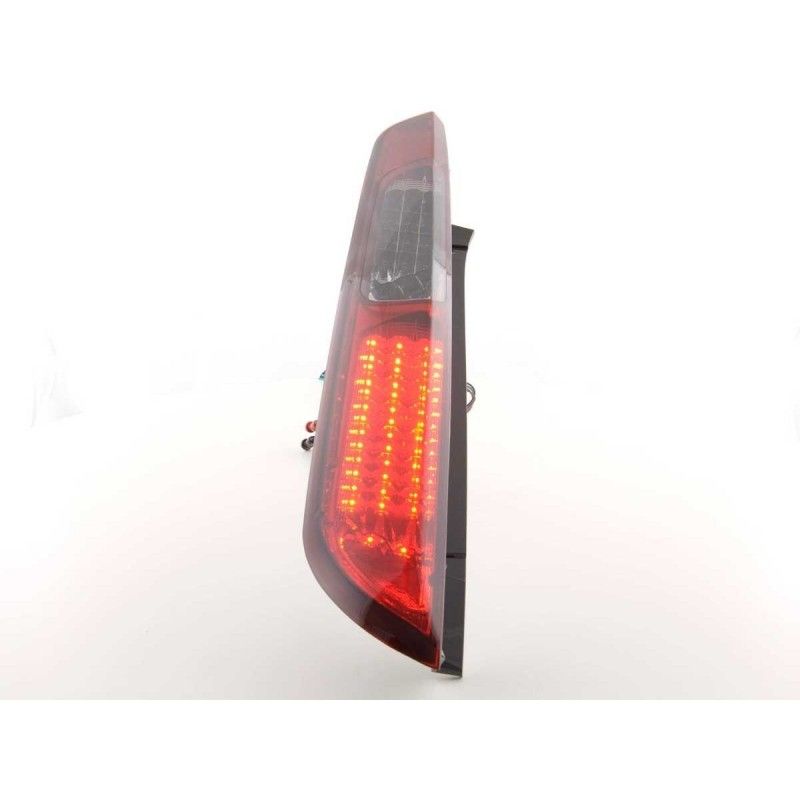 Kit feux arrières LED Ford Focus 2 5 portes 08-10 rouge / noir, Focus II 04-10