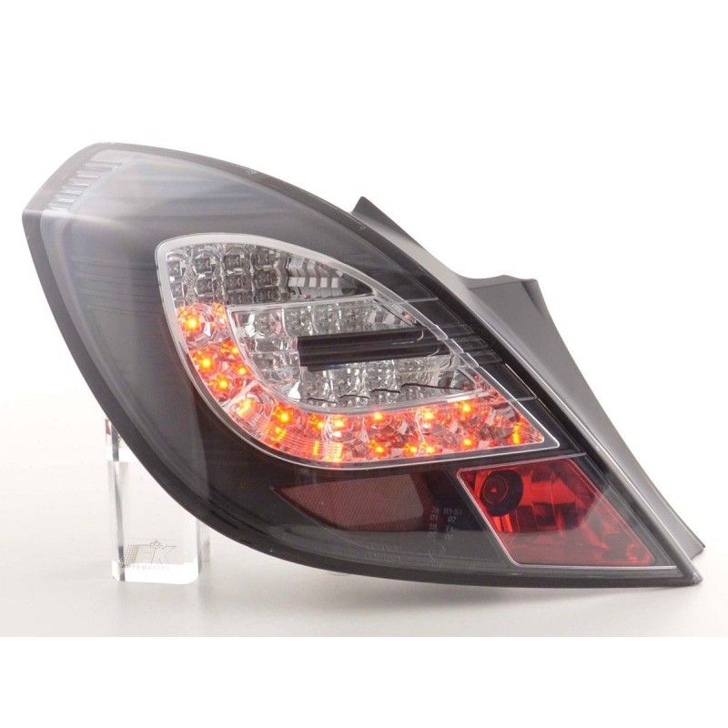 Kit feux arrières LED Opel Corsa D 3 portes 06-10 noir, Corsa D