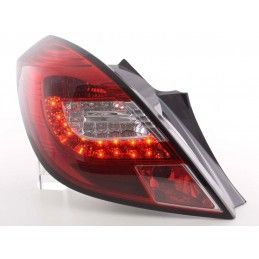 Feux arrières LED Set Opel Corsa D 3 portes 06-10 rouge / clair, Corsa D