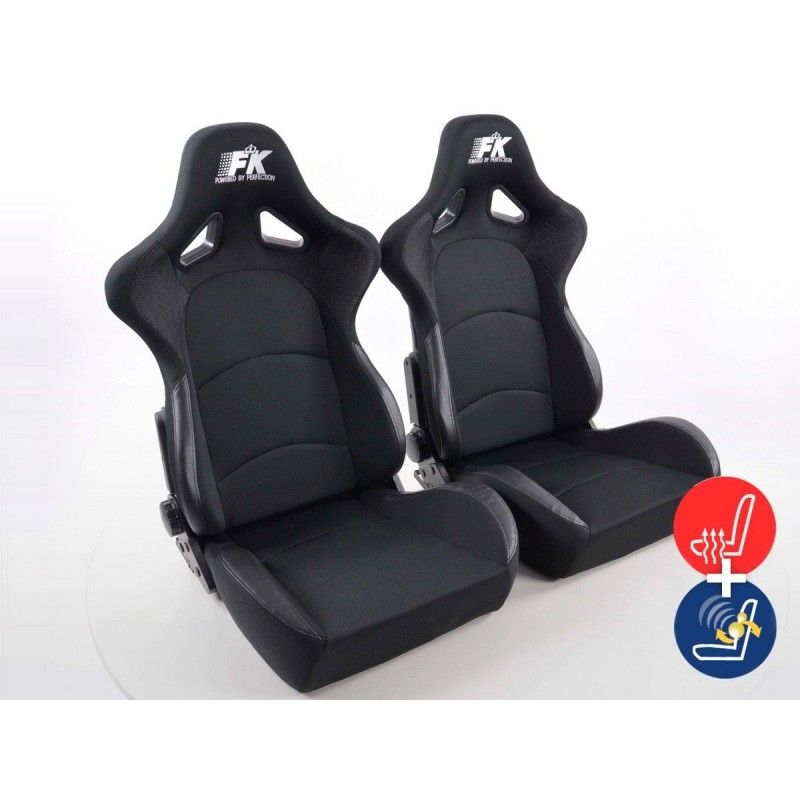 Sièges sport FK Sièges demi-coque pour voiture Set Control avec chauffage et massage des sièges, Nouveaux produits fk