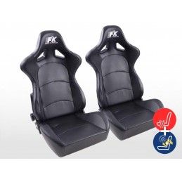 Sièges sport FK Sièges demi-coque pour voiture Set Control avec chauffage et massage des sièges, Nouveaux produits fk