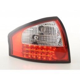 Kit feux arrières à LED Audi A6 berline type 4B 97-03 clair / rouge, A6 4B C5 97-04