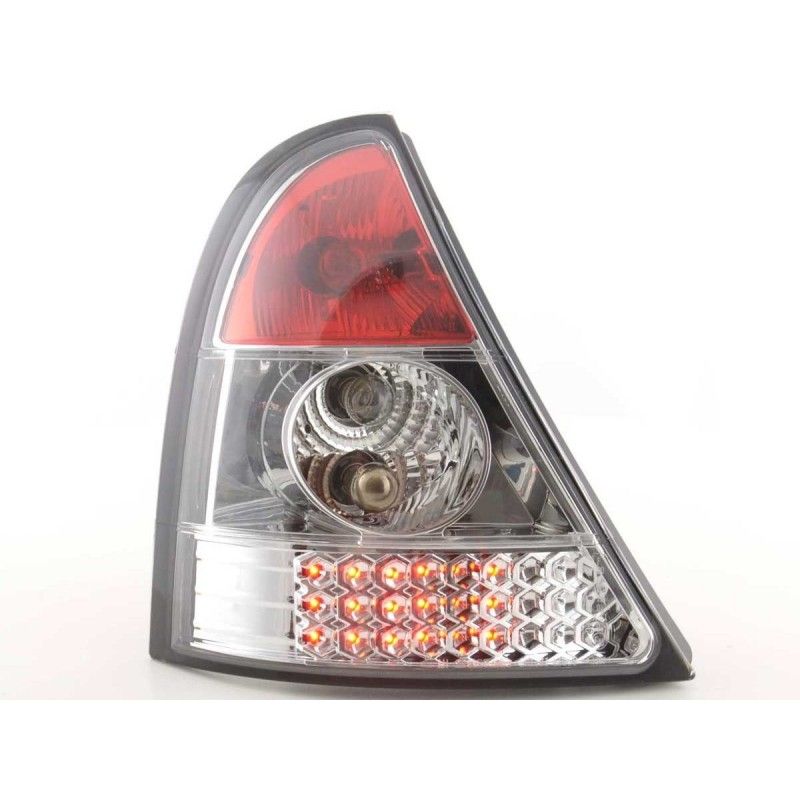 Kit feux arrières LED Renault Clio type B 98-01 chrome, Clio II 98-05