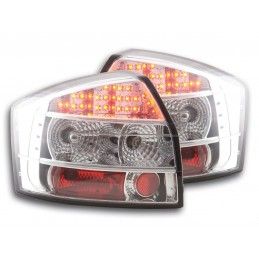 Kit feux arrières LED Audi A4 berline type 8E 01-04 chrome, Eclairage Audi