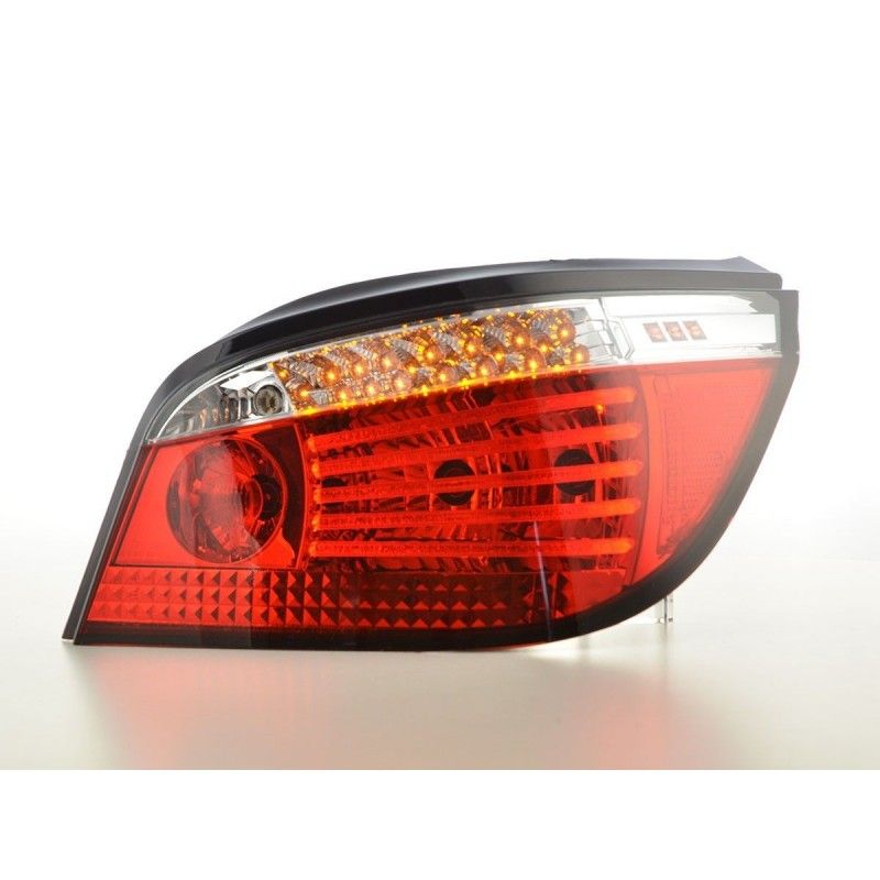 Kit feux arrières LED BMW Série 5 E60 berline 08-09 rouge / clair, Eclairage Bmw