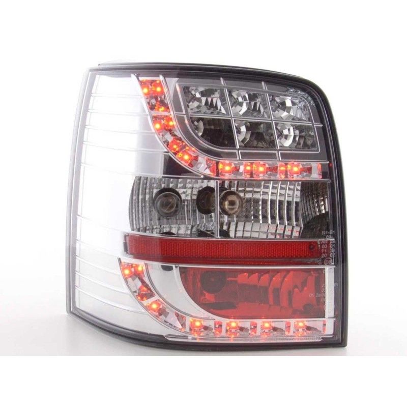 Kit feux arrières LED VW Passat 3B Variant 97-00 chrome, Eclairage Volkswagen