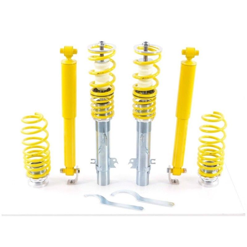 Kit combinés filetés FK suspension sport Peugeot 207 CC à partir de 2007 avec jambe de force 47mm, Peugeot