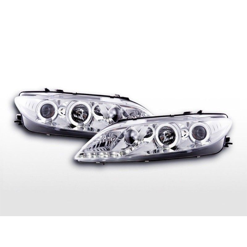 Phare Daylight LED DRL look Mazda 6 Limo 02-07 chrome, mazda 6