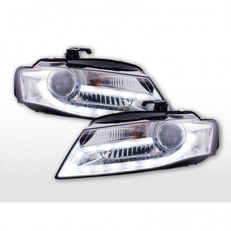 Phare Daylight LED feux de jour Audi A4 à partir de 2008 chrome, Eclairage Audi