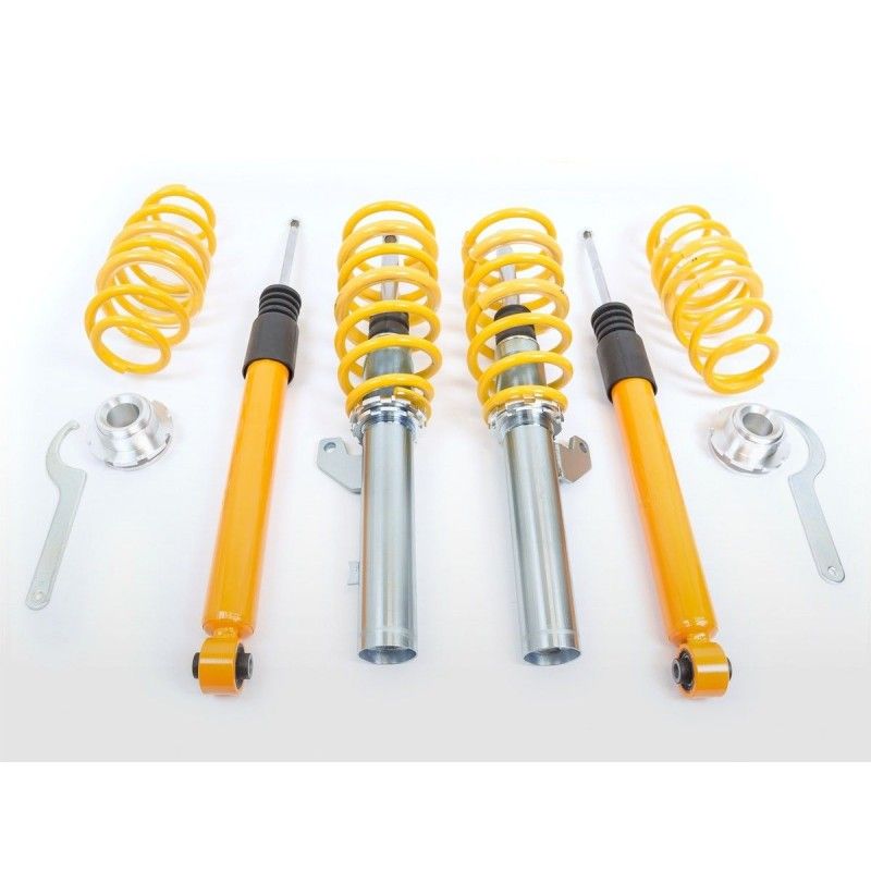 Kit combinés filetés FK suspension sport Audi A3 8V à partir de 2012 avec jambe de force 50mm, essieu arrière à poutre torsadée,