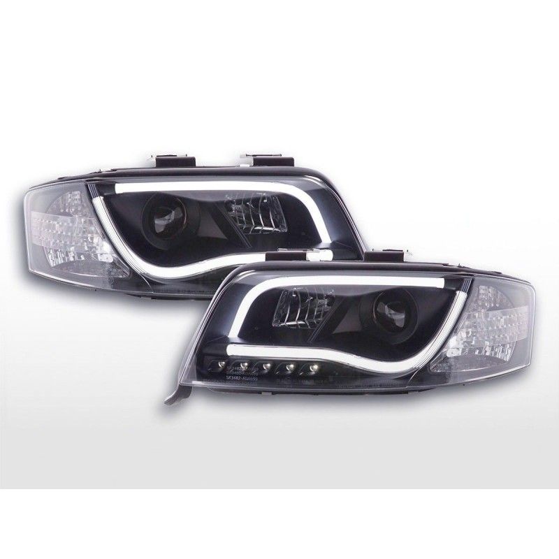 Phare Daylight LED Feux de jour à LED Audi A6 type 4B 01-04 noir, Eclairage Audi
