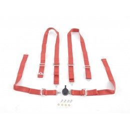 Harnais ceinture harnais 4 points harnais racing universel rouge, Ceintures / Harnais