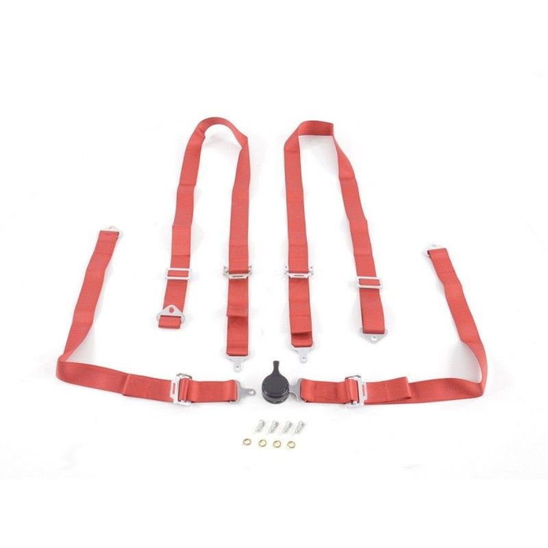 Harnais ceinture harnais 4 points harnais racing universel rouge, Ceintures / Harnais