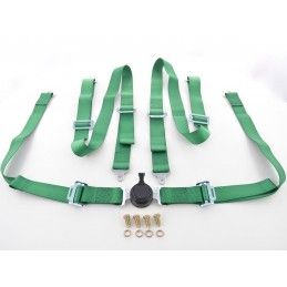 Harnais ceinture harnais 4 points harnais racing universel vert, Ceintures / Harnais