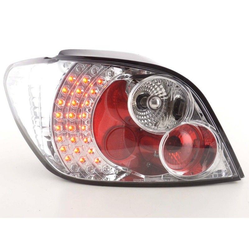 Kit feux arrières LED Peugeot 307 01-04 chrome, Eclairage Peugeot