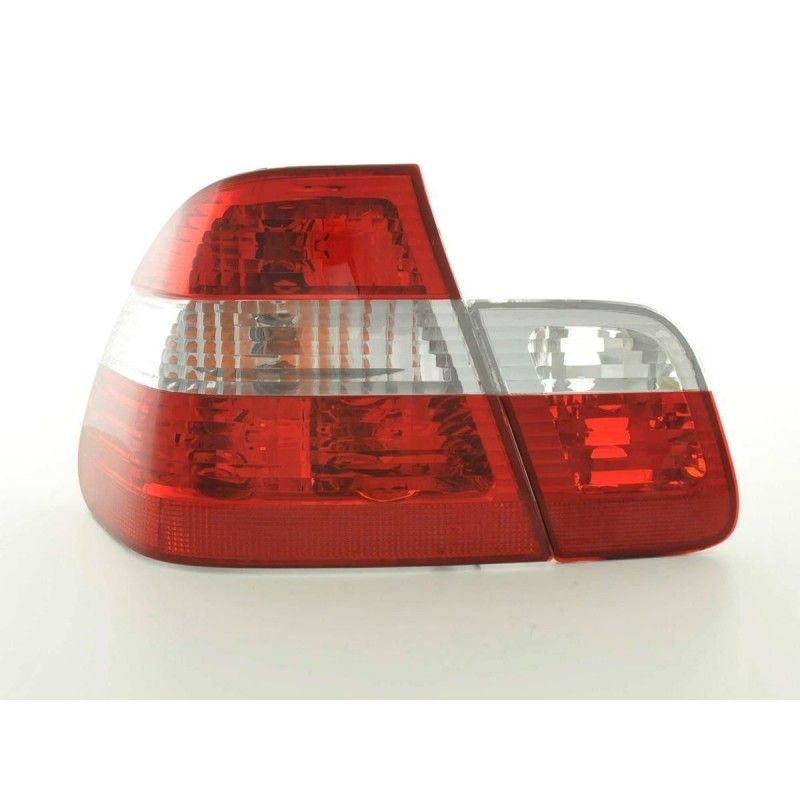 Kit feux arrière BMW Série 3 Limo type E46 98-01 blanc / rouge, Eclairage Bmw