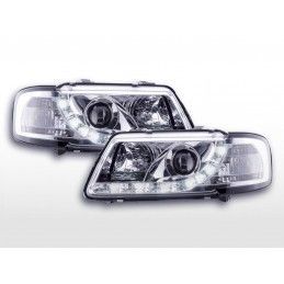 Phares Daylight LED Feux de jour LED Audi A3 type 8L 96-00 chrome, Eclairage Audi