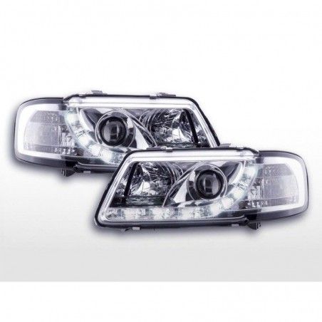 Phares Daylight LED Feux de jour LED Audi A3 type 8L 96-00 chrome, Eclairage Audi