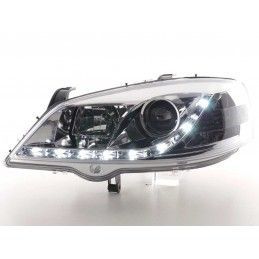 Phare Daylight LED feux de jour Opel Astra G 98-03 chrome, Eclairage Opel