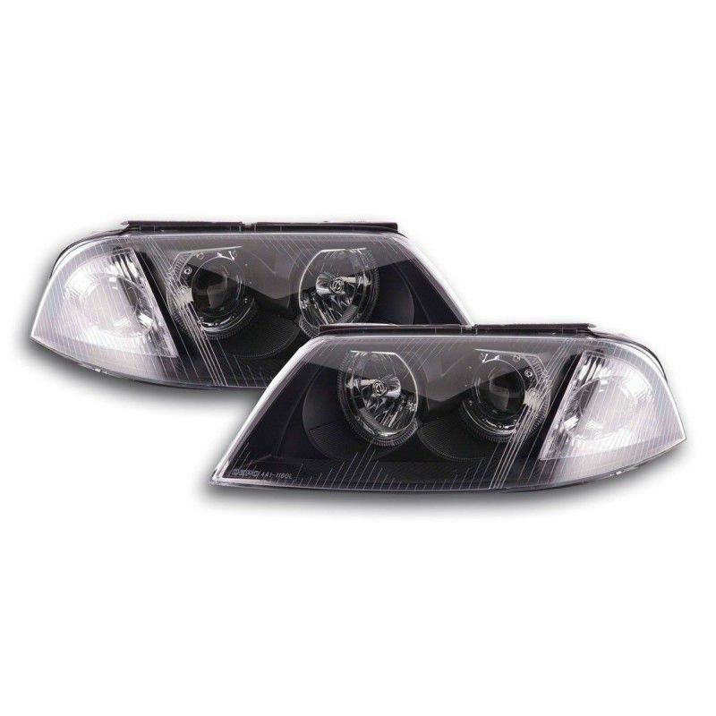 Phare Angel Eye VW Passat type 3BG 00-05 noir, Eclairage Volkswagen