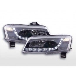 Phare Daylight LED feux de jour Fiat Stilo 01-06 noir, Eclairage Fiat