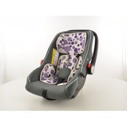 Siège auto pour enfant Siège bébé Siège auto noir / blanc / violet groupe 0+, 0-13 kg, Ceintures / Harnais