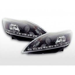 Phare Daylight à LED DRL look Ford Focus 3/5 portes. 08- noir, Eclairage Ford